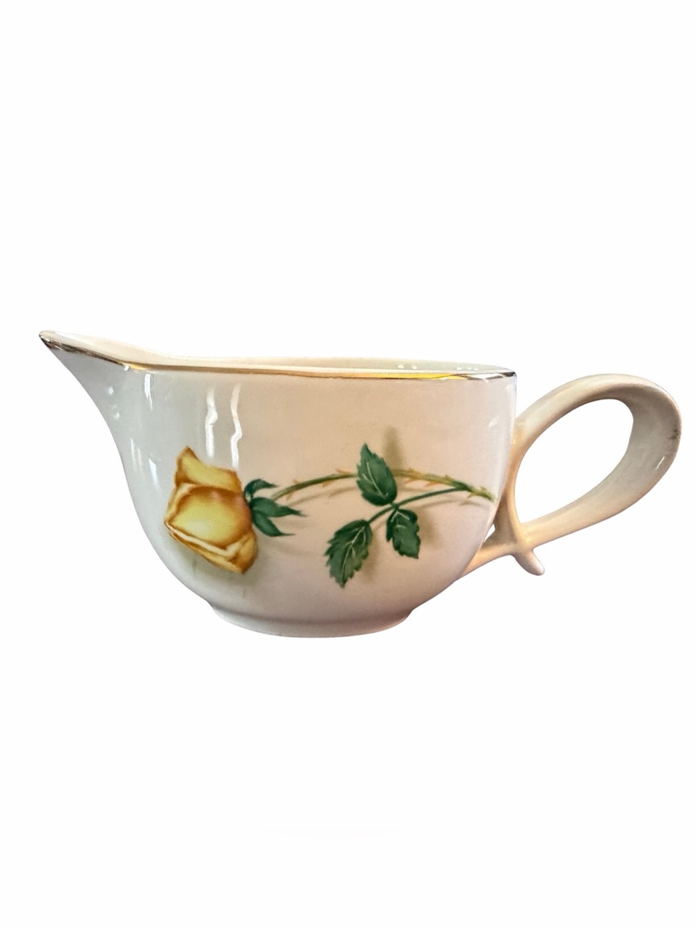 Vintage Canonsburg Pottery Company 6” Creamer Temptation / Simplicity Pattern